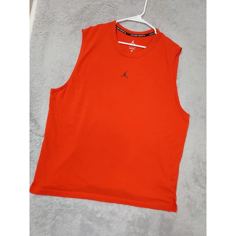 Jordan Tank Top Men XXL Dri Fit Sport Sleeveless Basketball Activewear Shirt 2XL
